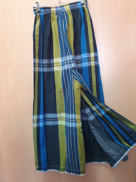 Sarong and Trousers/ Sarung Celana - Black Blue